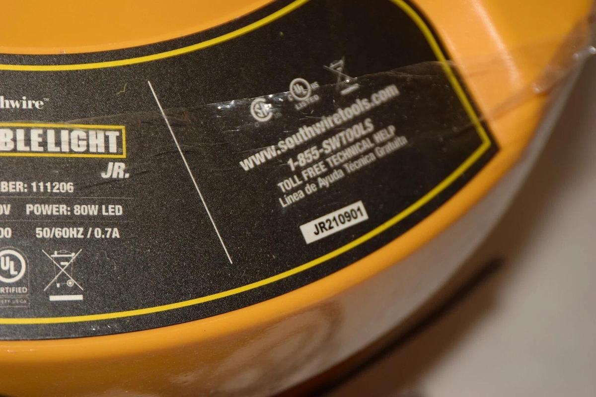 WOBBLE LIGHT JR SOUTHWIRE 111026 80w 8000L Self-Righting LED Light NEW