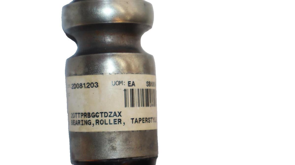 118480 , 20TTPRBGCTDZAX 17" Tapered Round Groove Conveyor Roller 7/16" Hex (New)