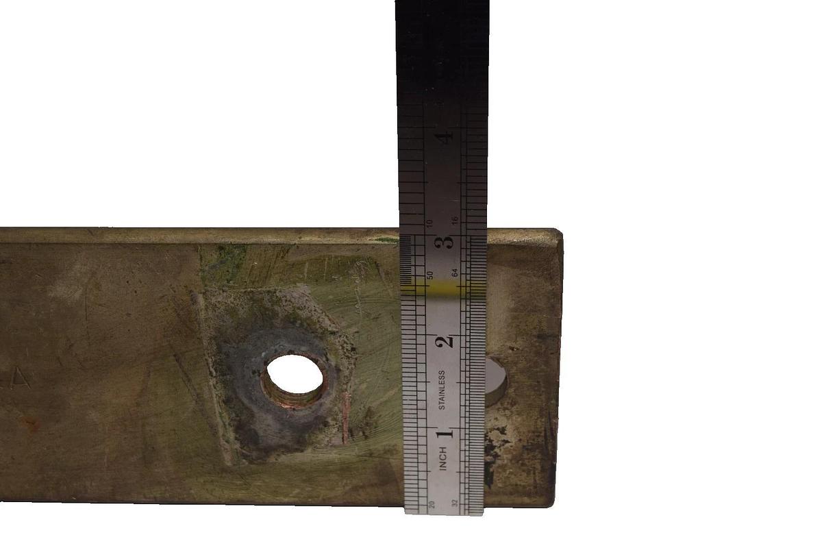 Used Buss Bar 10" x 3" x 1/4" , 12841M82A Copper