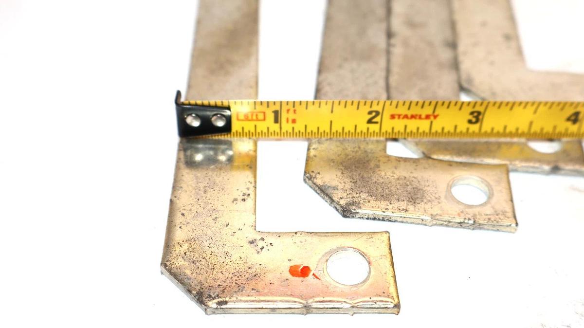 Used 8-1/4" x 3/4" x 1/8" Copper Buss Bar (Lot of 4)