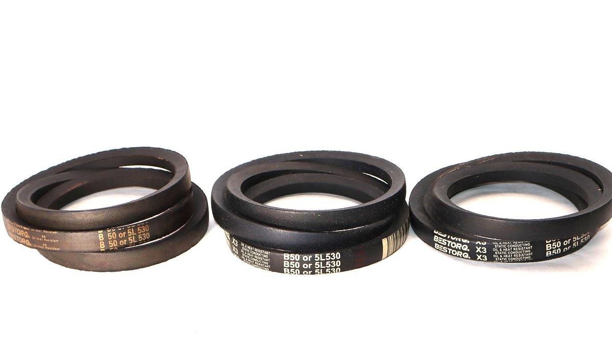 (NEW - Lot of 3) BESTORQ B50 , B-50 , 5L530 V-Belt Belt