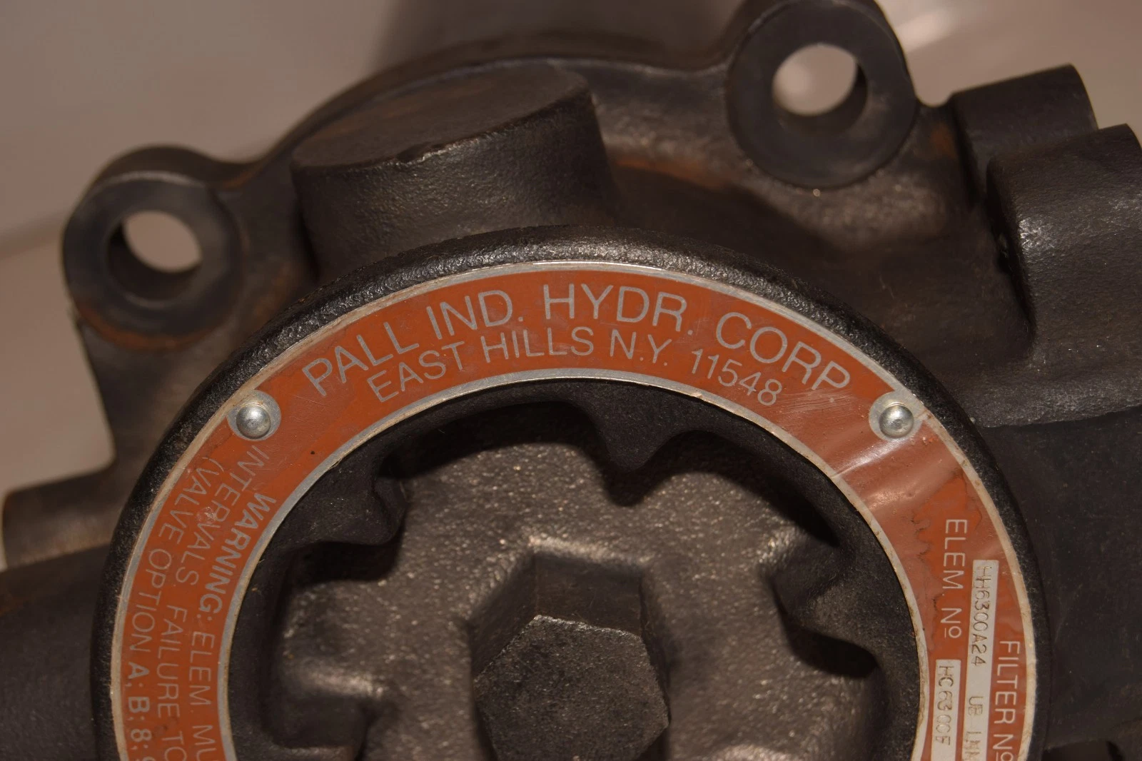 Pall Industrial Hydraulics Filter ELEM HC6300F 16H HH6300A24 (NEW)