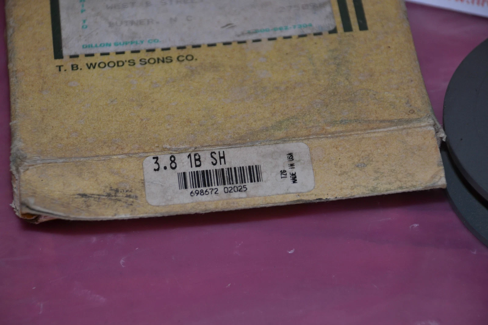 TB Wood's V-Belt Sheave Pulley 3.8X1BSH 3.8X1B SH TZF 3.8 1B SH 3.8X1BSHTZF NOS