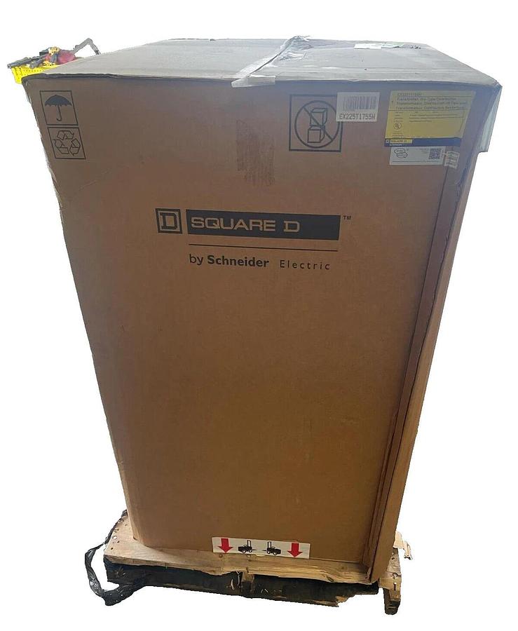 Square D Dry Type Transformer EX225T1755H 225kVA 225 kVA 3ph 480v 380y/220 (NEW)