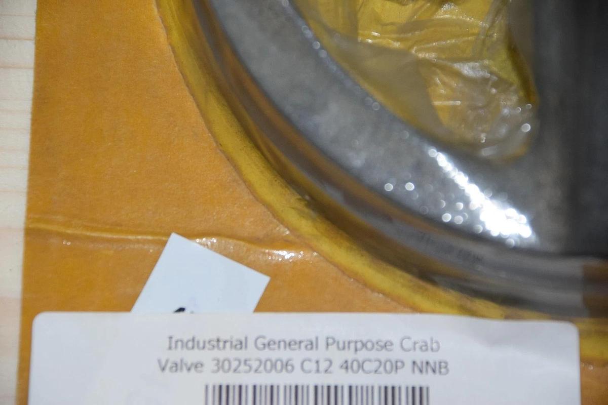 INDUSTRIAL 30252006 C12 40C20P GENERAL PURPOSE CRAB VALVE NEW