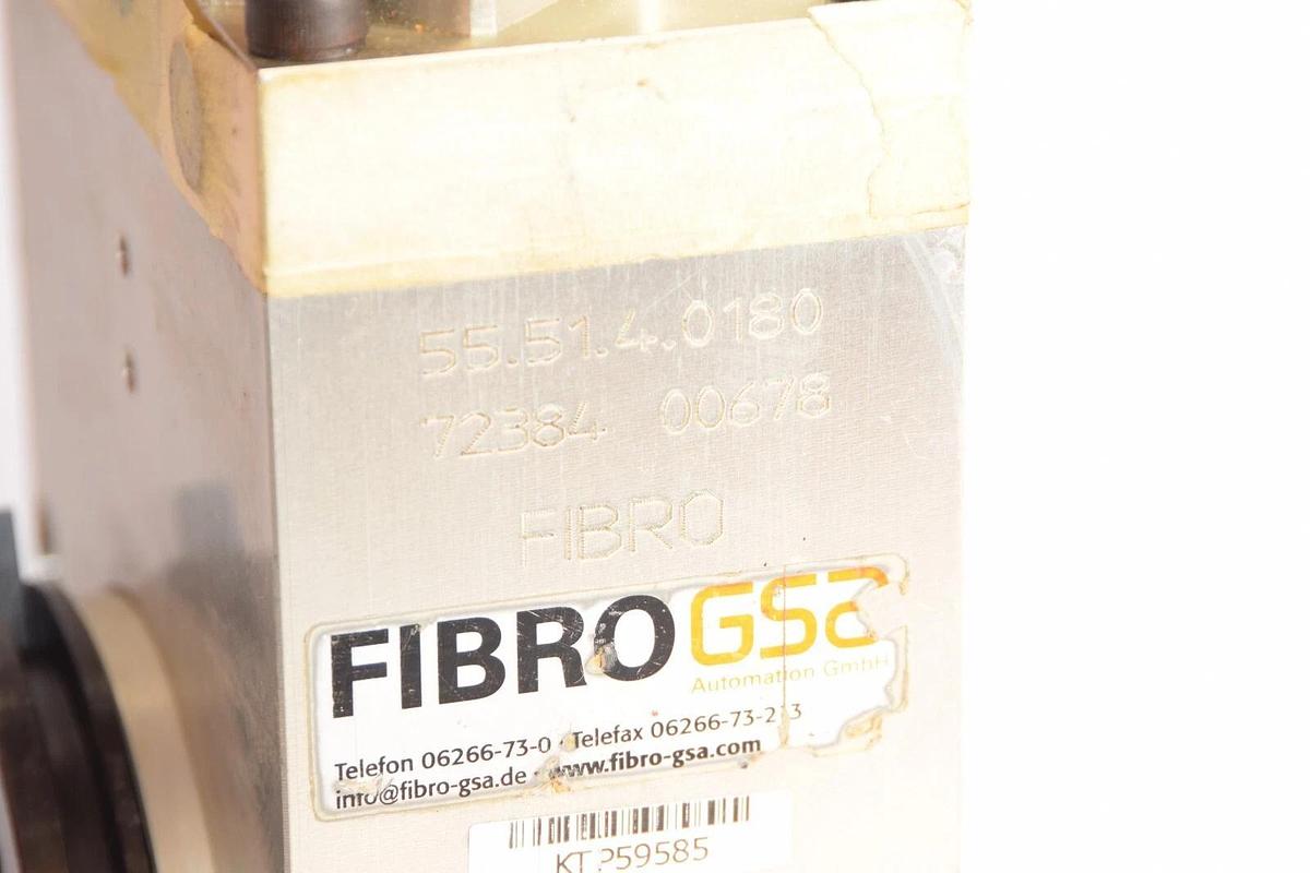 (NEW) FIBRO GSA 55.51.4.0180 7234 00678 Rotary Cylinder Actuator
