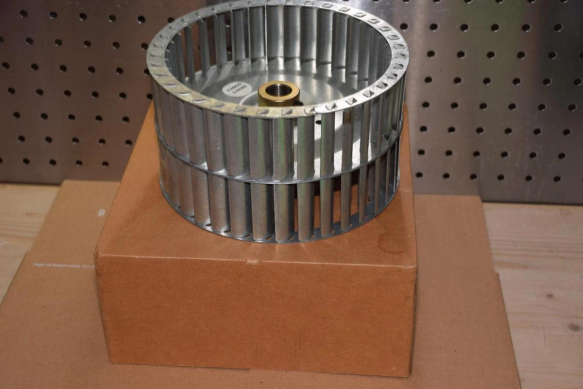 Fasco Galvanized Blower Wheel 2-6086 87106086 7-31/64" Dia 4" W 3/4" Bore NEW