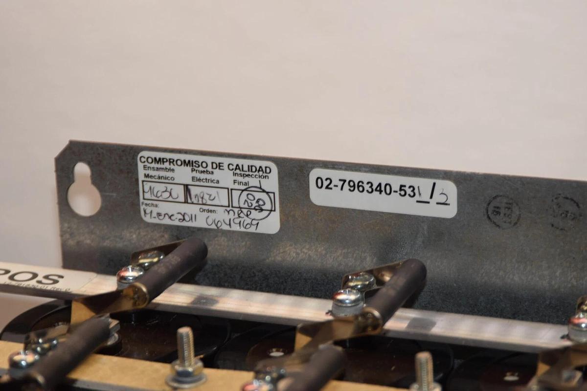 (NEW) EMERSON / LIEBERT 02-796340-53 225kva F101-F102 125A Capacitor Tray