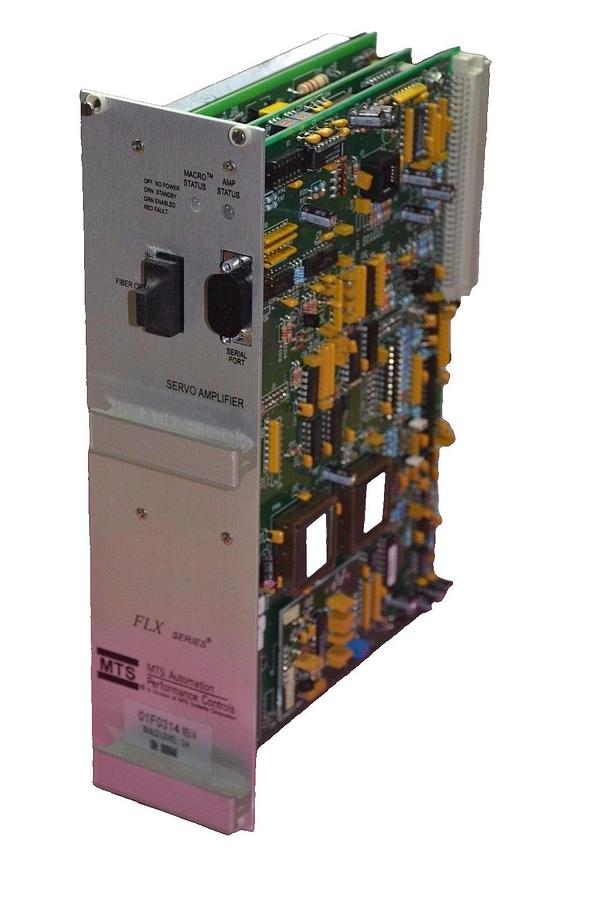 MTS AUTOMATION 01F0314 REV BUILD LEVEL 3.4 FLX SERIES SERVO AMPLIFIER NEW