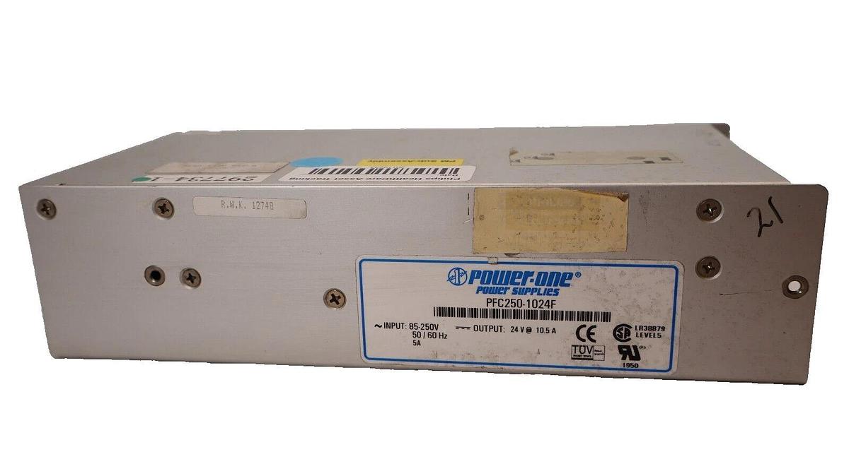 Used POWER-ONE PFC250-1024F 24V @ 10.5Amp Power Supply