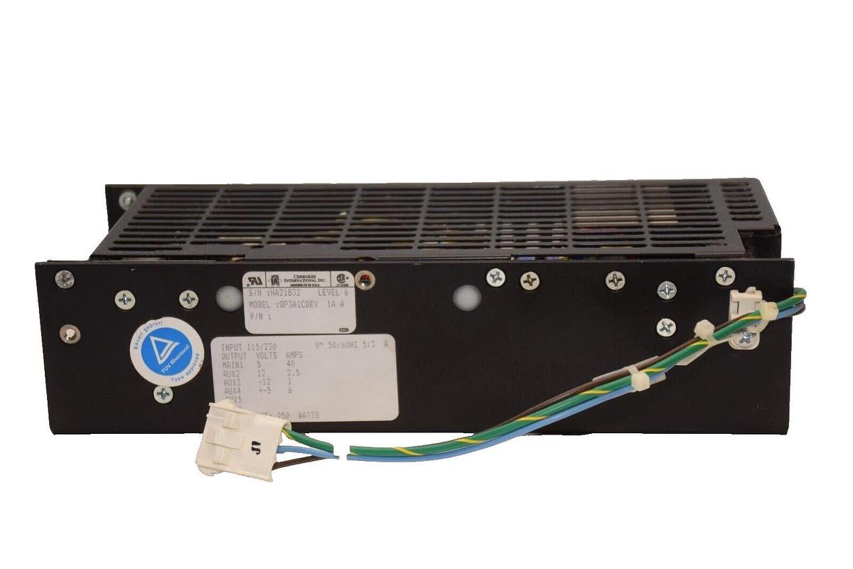 Used Cherokee International Power Supply Level 6 QP3A1CDEV  115/230v 250w 250 watts