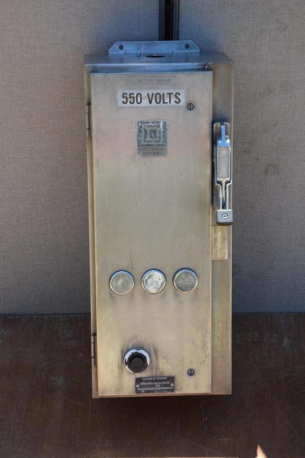 Used Square D S/S 8539-SCW43 Stainless steel 8536 SBO 2 Size 0 Starter contactor