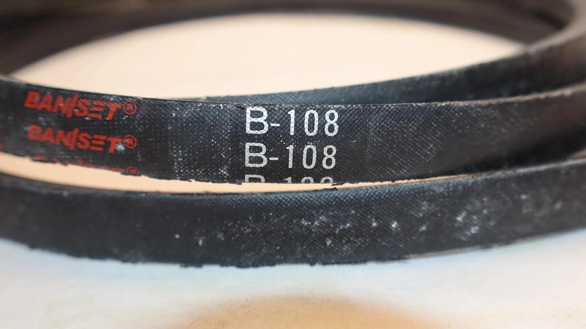 Bando Power King B-108 V-Belt Ban/Set Static Conductive Vbelt B108 (New)