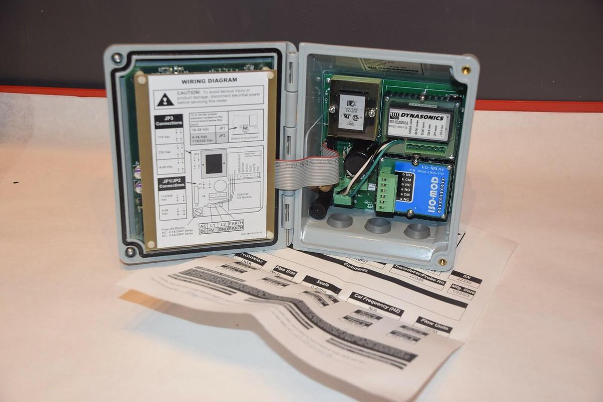 Used Dynasonics MFX DMFX2-A2NA-NN Flow Meter with Iso-Mod D020-1045-102