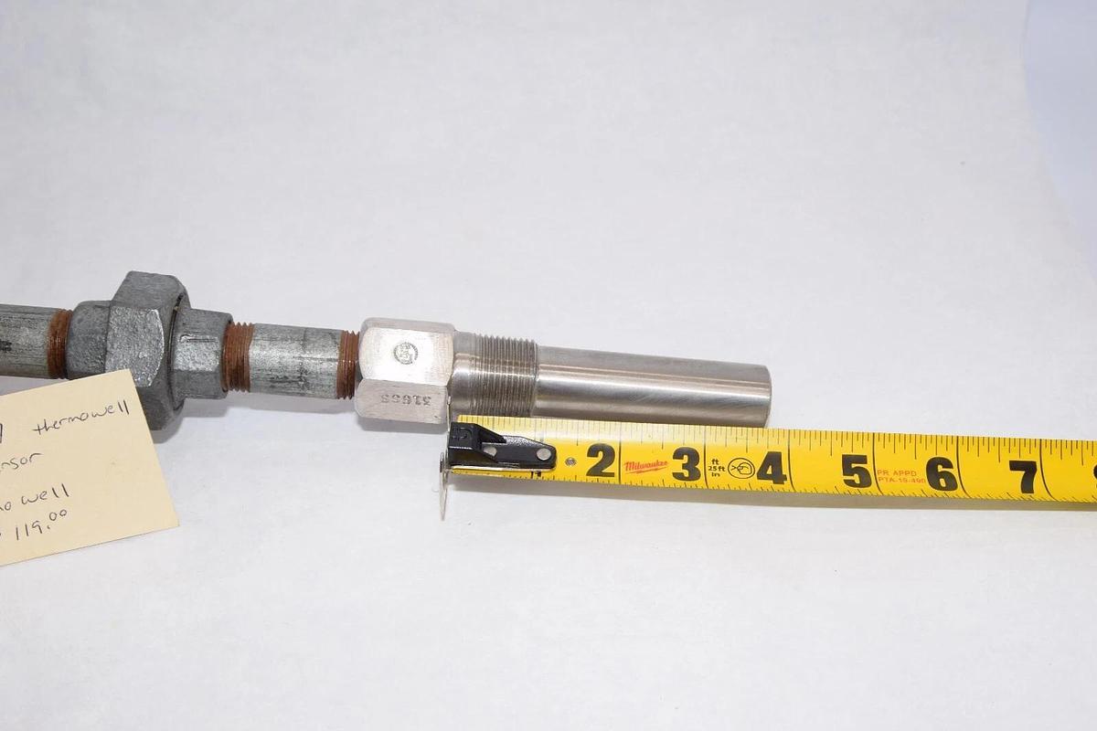 (NEW) CONTROL SPECIALTIES M216035577 1" 316SS Thermowell Temperature Sensor