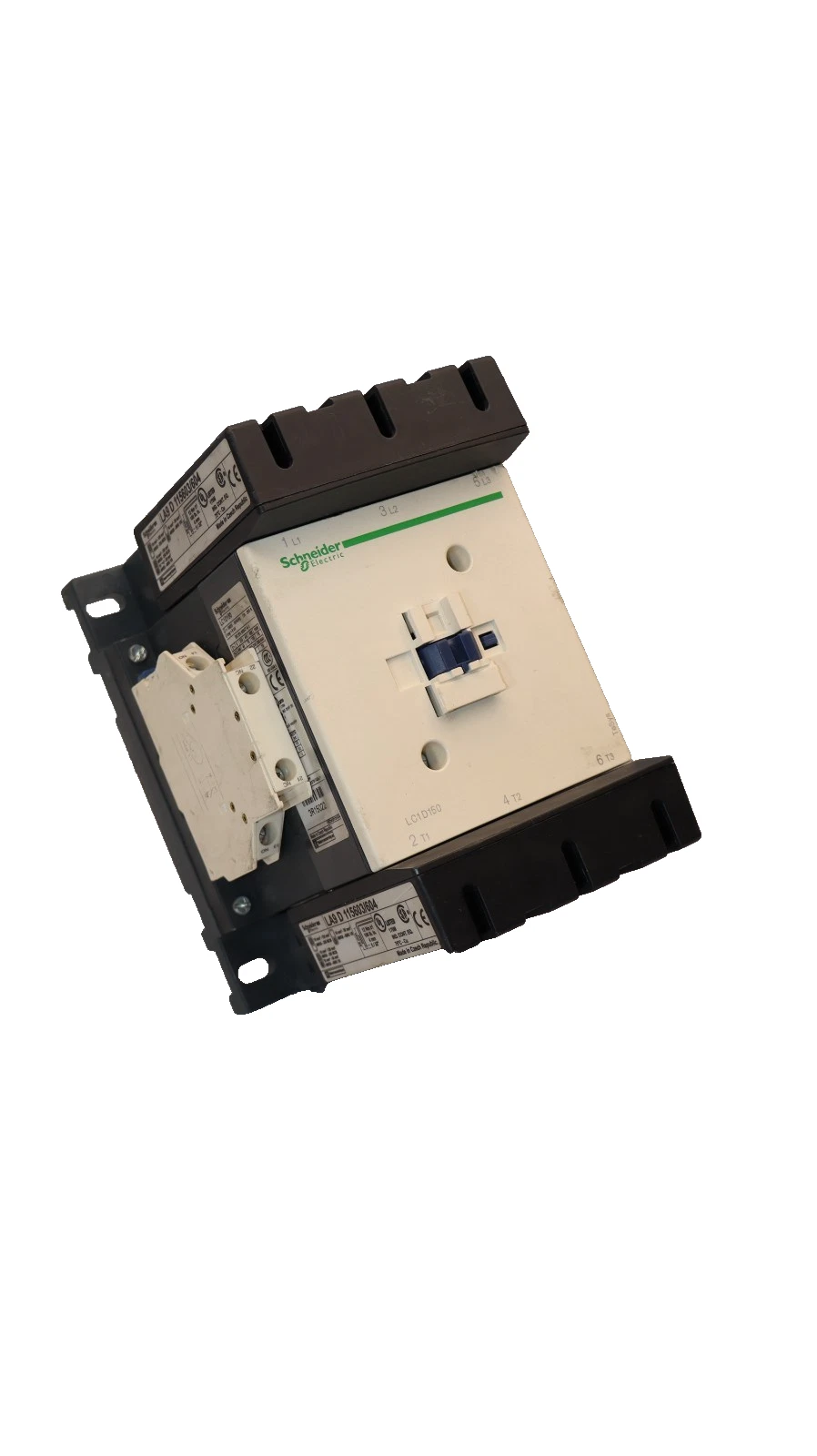 Schneider Electric Contactor LC1D150 1000V 250A 20V coil 3ph (New, READ)
