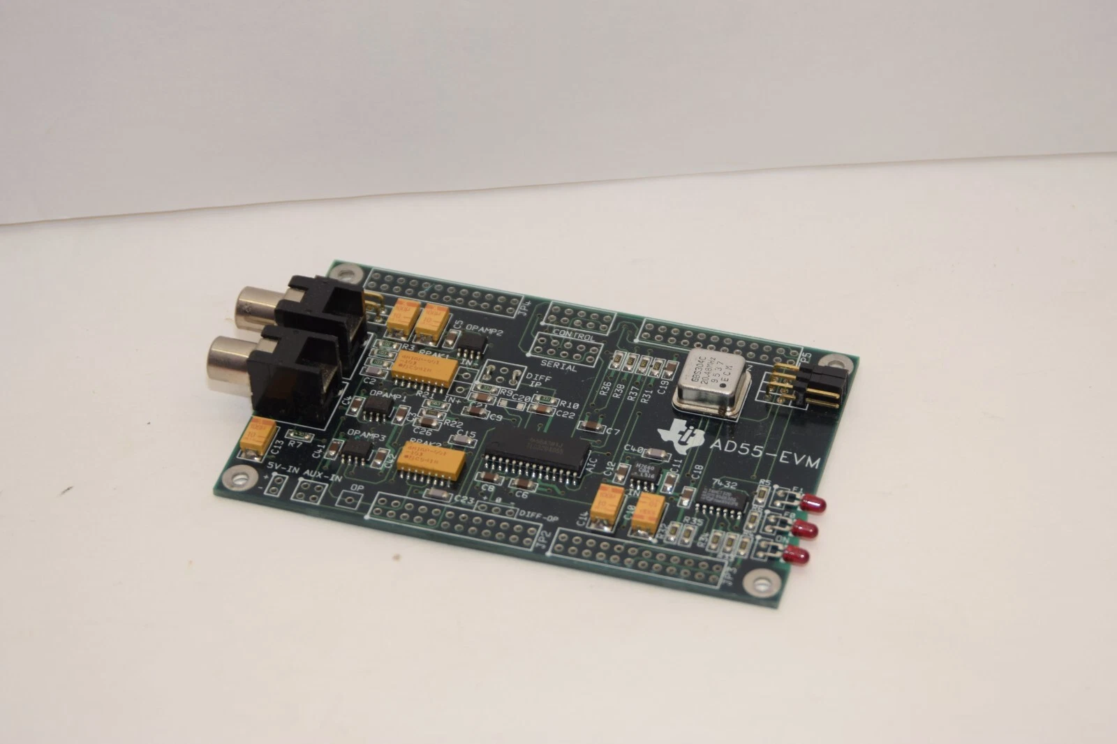 Used TEXAS INSTRUMENTS  AD55-EVM Rev 1.0 Analog Interface Circuit Board