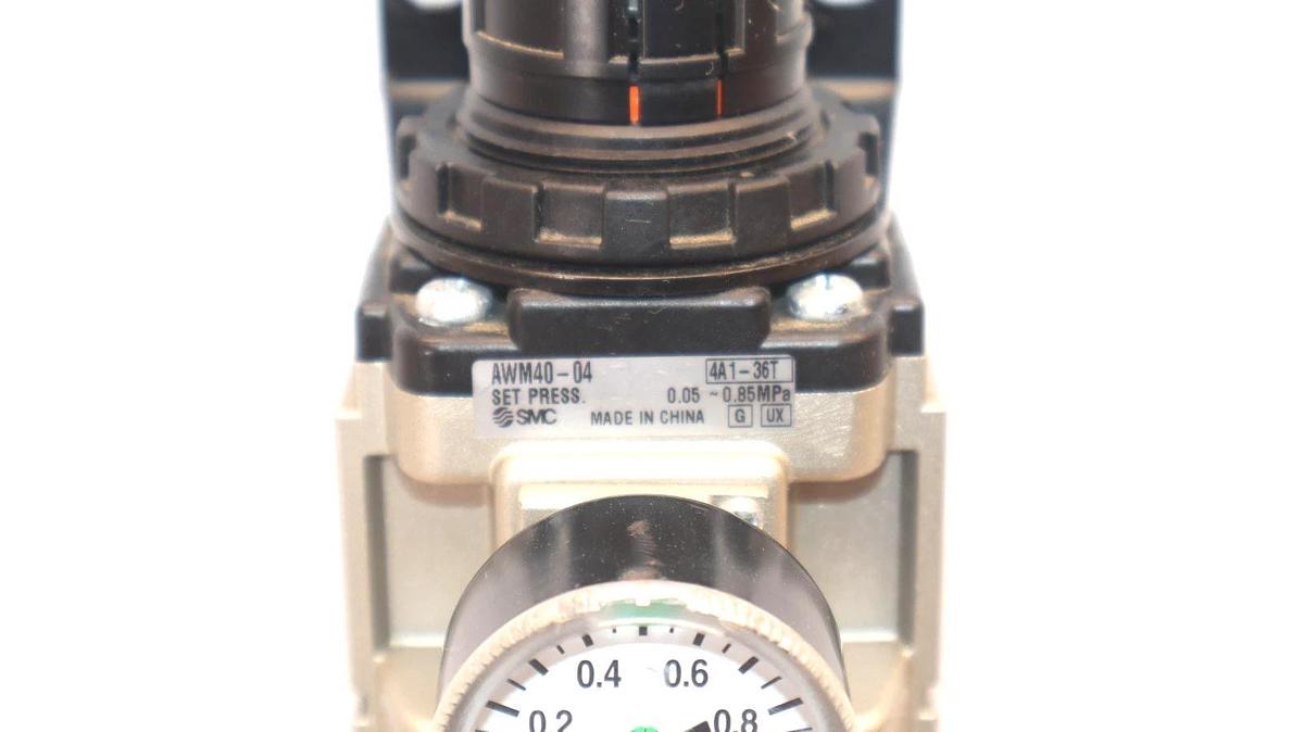 Used SMC AWM40-04 , AWM4004 0.05-0.85MPa 1/2"npt Cylinder Filter