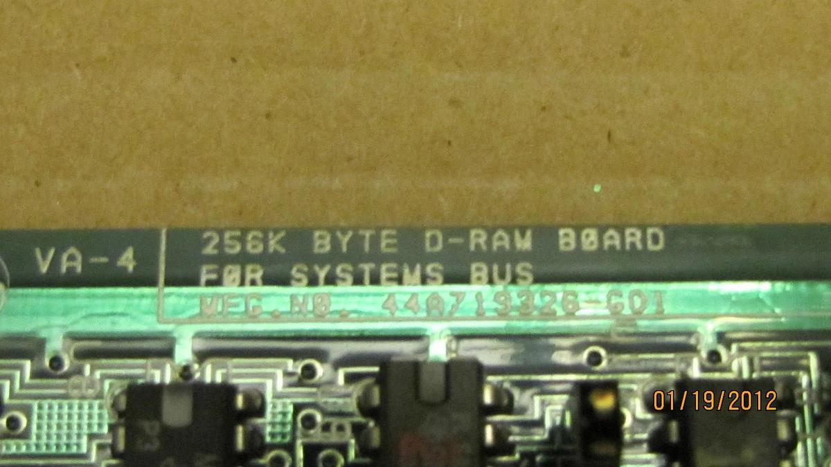 Used General Electric GE BYTE D-RAM B0ARD 44A719326-G01  44A7192525-001R04/4