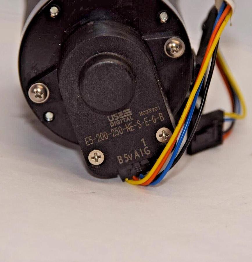 Used US DIGITAL 751240 902 Stepper Stepping Motor Encoder E5-200-250-NE-S-E-G-B