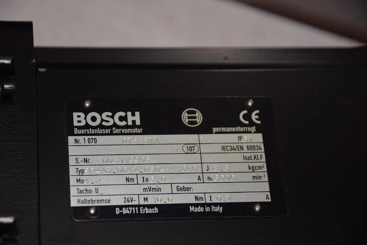 Used REXROTH Servomotor Nr. 1070076877  Typ. SR-A3.0042.060-14.000