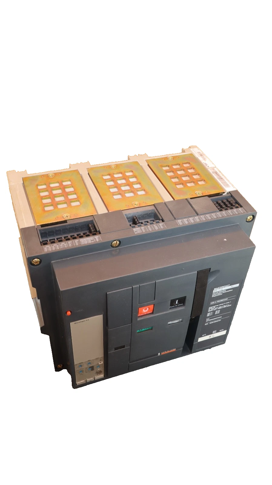 Refurbished Square D Masterpact Breaker NW12N 1200A WG1CBR33A9SXFXXXXX Micrologic 5.0 1000A