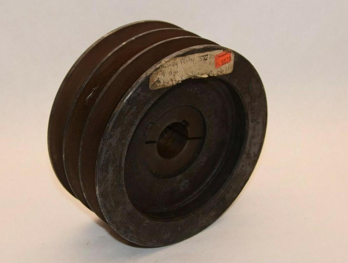 Used BROWNING 3TC70 7-3/8" dia 3 Groove Split Tapered Sheave
