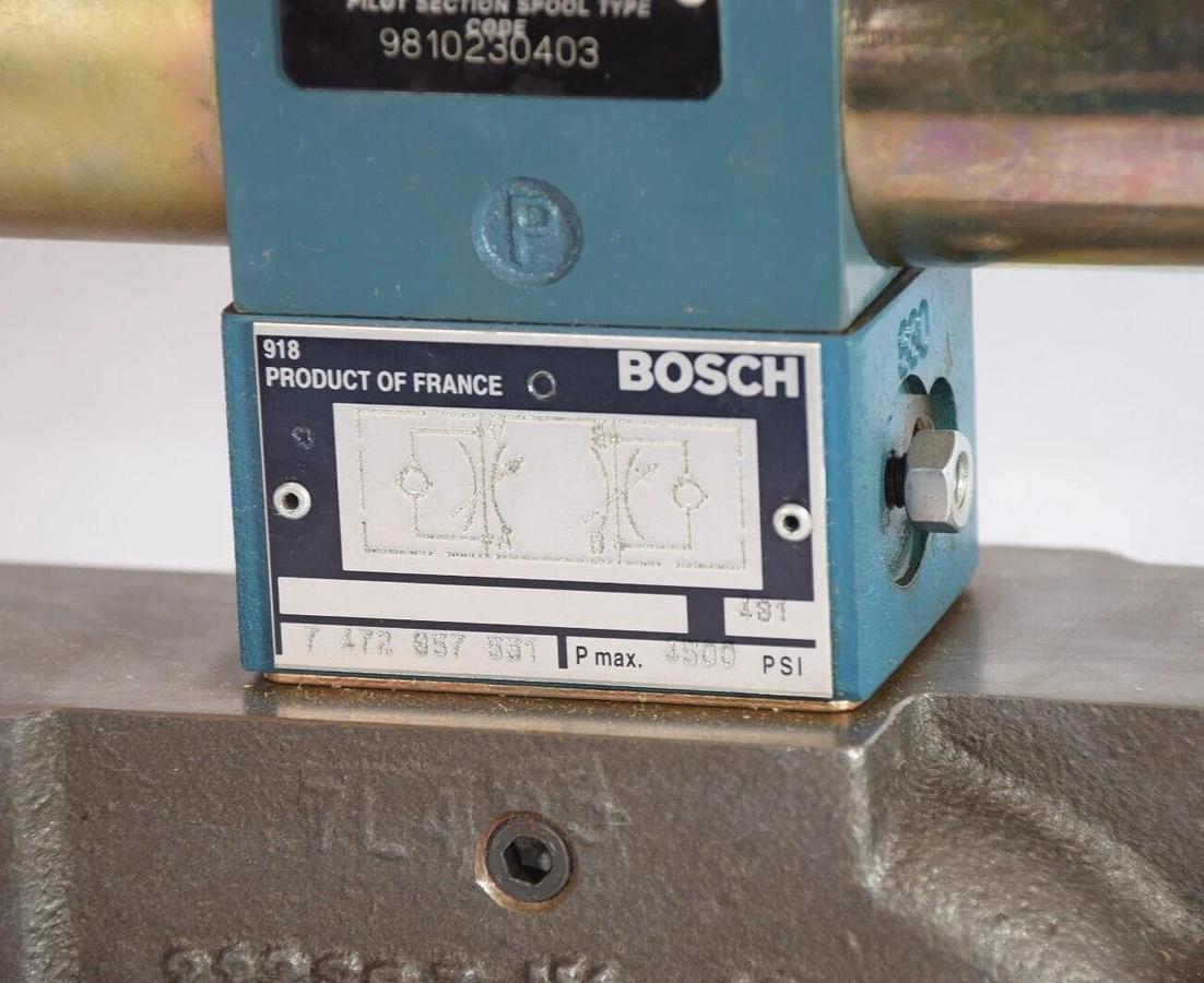 Bosch Valve 9810230714 7472657551 4500psi 081WV25P1V3004 TPTWC024/00E5155 NOS