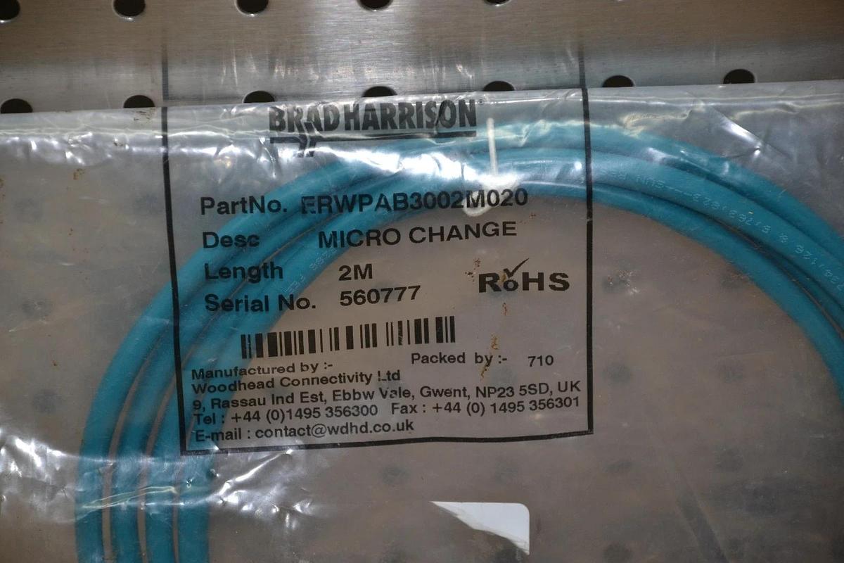 BRADHARRISON ERWPAB3002M020 MICRO CHANGE CORDSET NEW