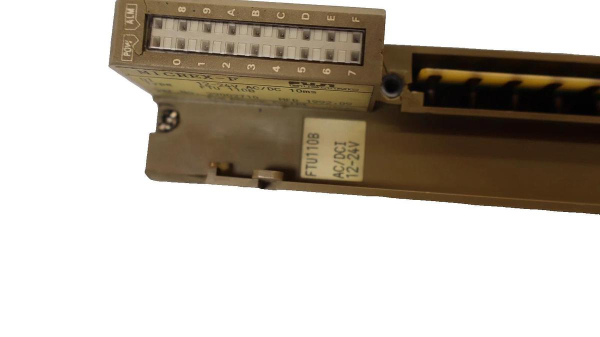 Used Fuji Electric Micrex-F Controller Programmable Module FTU 110B FTU110B 12-24V