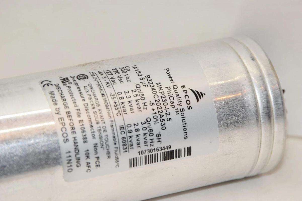 Used EPCOS / PHICAP MKP230-I-2.5 B32340C2022A530 150,5uF Capacitor