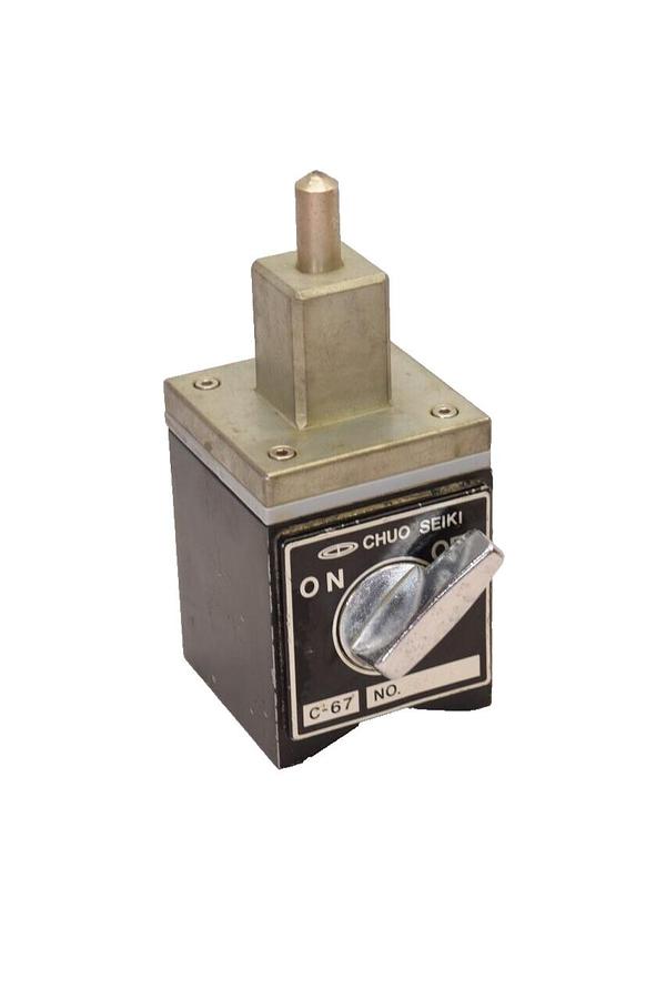 Used CHUO SEIKI C-67, C67 Machinist Magnet Stand, magnetic