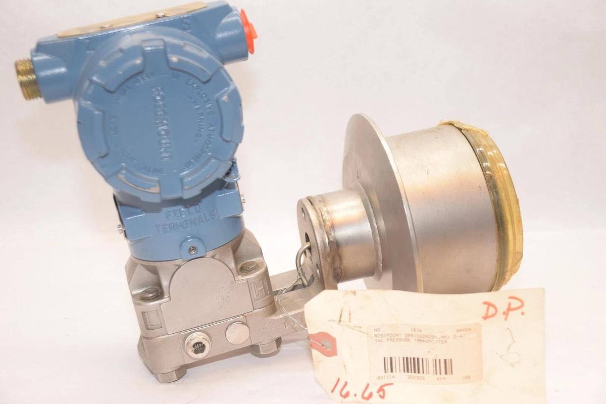 ROSEMOUNT 3051CG2A22A1AS1 2-47IWC Pressure Transmitter (New)