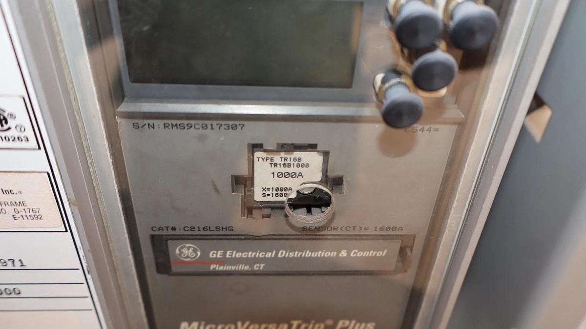 Refurbished GE General Electric Breaker Power Break 1600A Amp TC1616TTHR TR16B1000 C216LSHG