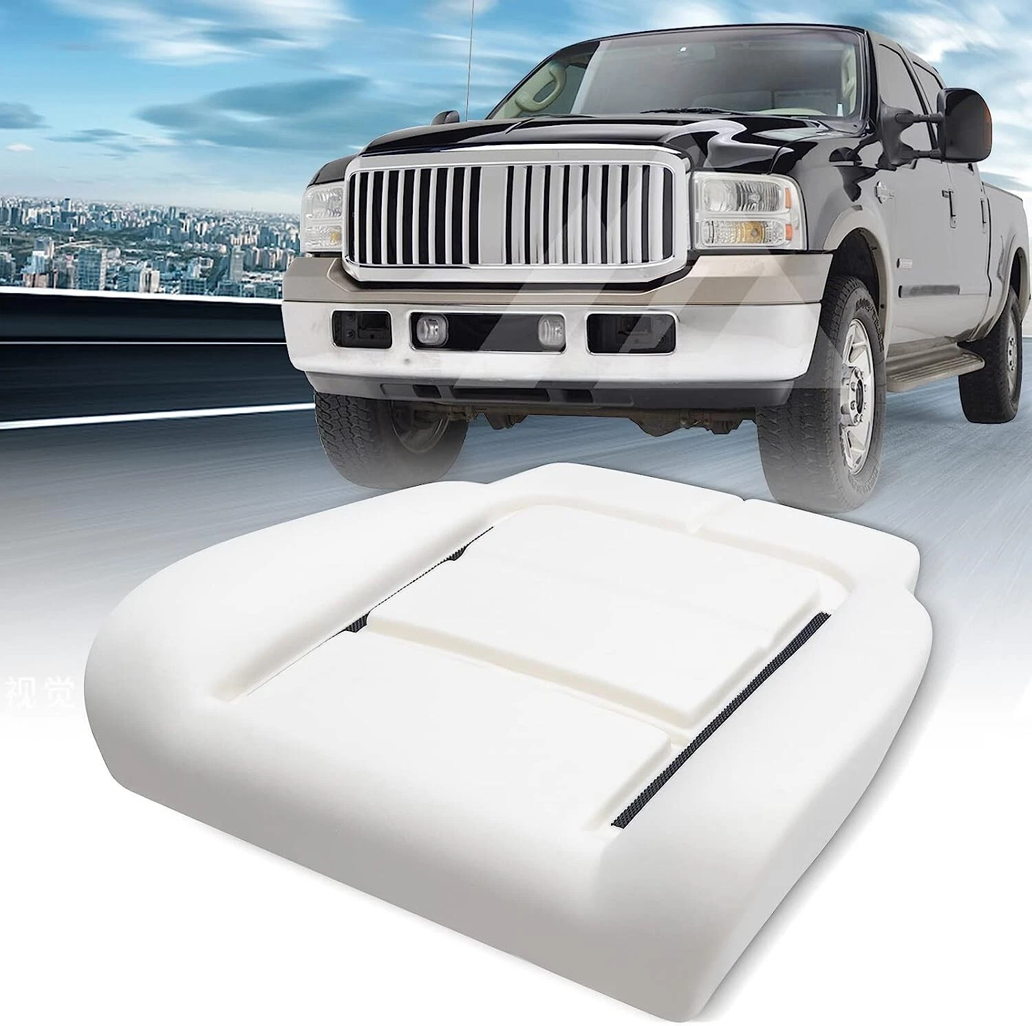 (NEW) NJTYJE Driver Seat Foam Cushion For 01'-07' F250 F350 , F450, F550