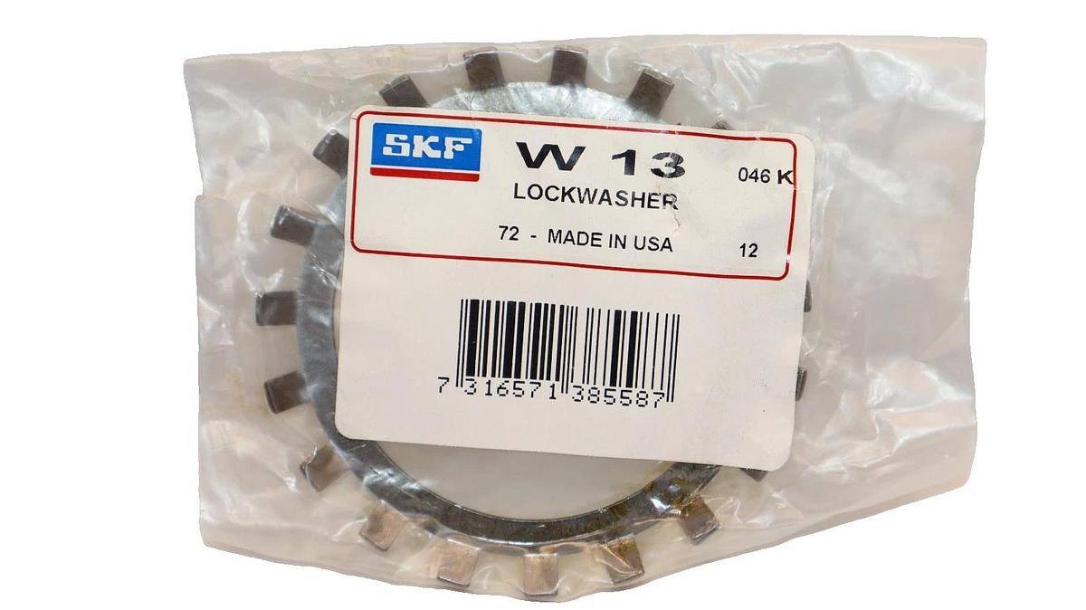 SKF W 13 W13 Lockwasher Steel 65mm Bore 0.0630" Thick External-Tooth (New -5)