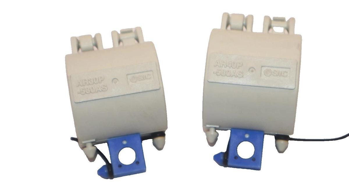 Used (LOT OF 2) SMC AR30P-580AS & AR40P-580AS Lockout Mechanism