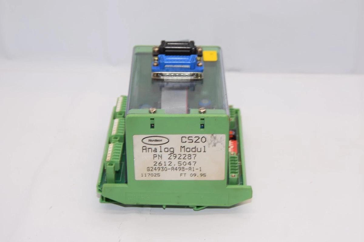 Used NORDSON 292287 G24930-A498-A1-1 Series CS20 Analog Control Module