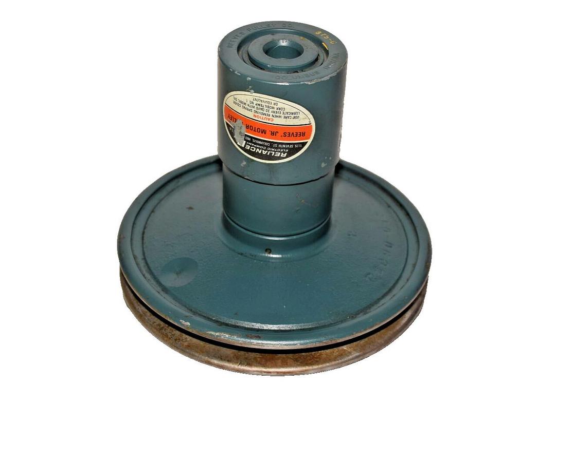 Reliance Reeves JR. Variable Speed Pulley 1" bore 875-C osd 7-5/8" (NEW)