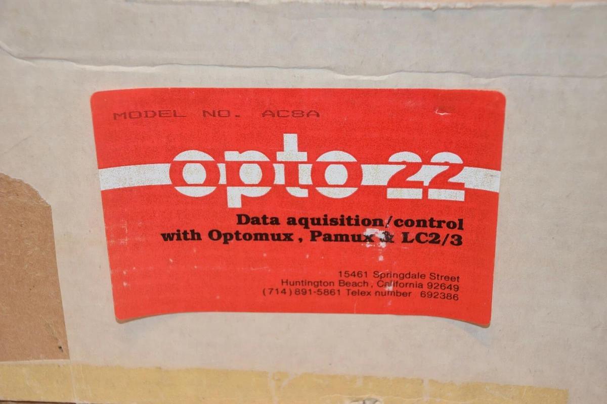 NEW OPTO 22 AC8A ADAPTER CARD 8 HALF DUPLEX RS232 MODEM TO RS422 ADAPTER CARD