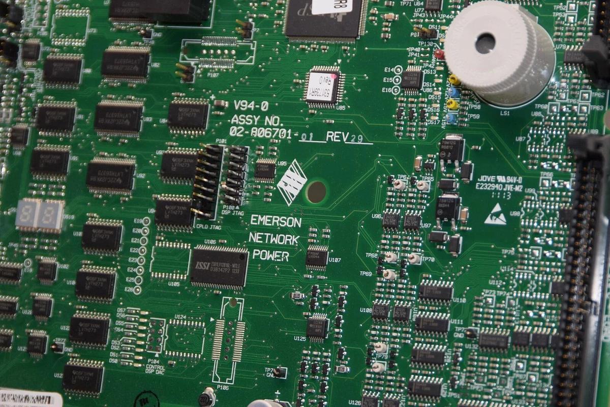 Used EMERSON / LIEBERT 02-806701-01 Rev 29 Network Power Control Board