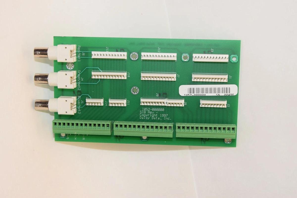 Used DAISY DATA INC I052-000000 E300-000052 SIB Rev Circuit Board