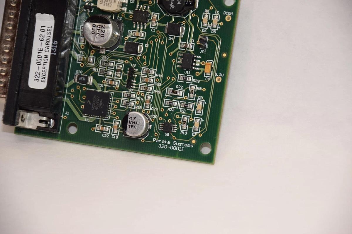 Used PARATA SYSTEMS 320-0001E , 3200001E Sensor Unloader Valve PCB Board