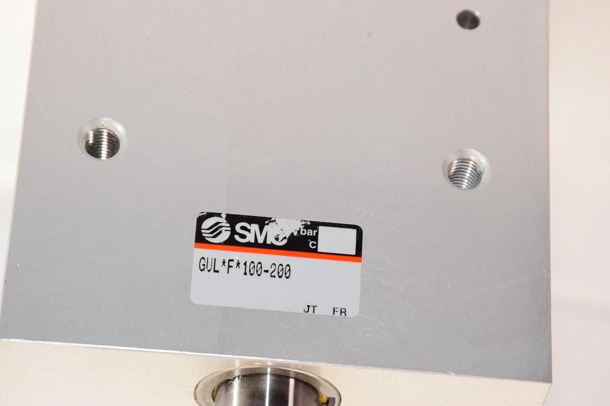 (NEW) SMC GUL*F*100-200 Compact Pneumatic Slide Cylinder