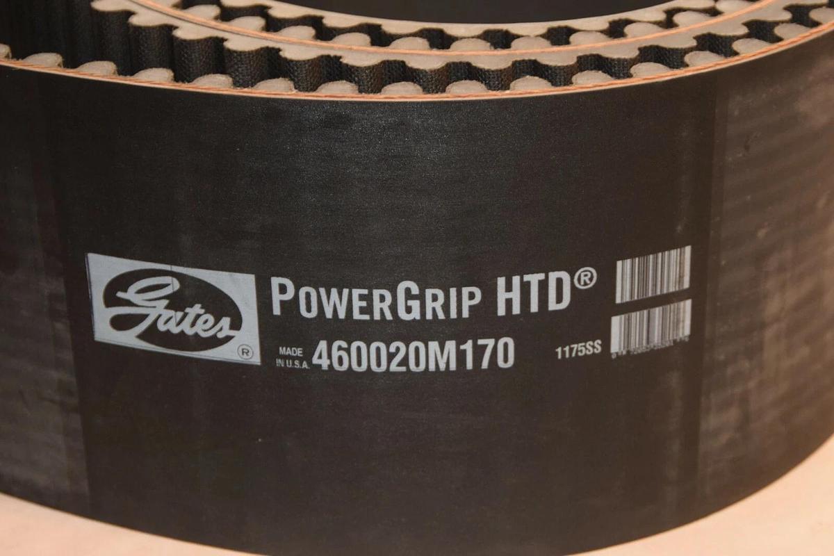 Gates PowerGrip HTD Belt 460020M170 4600-20M-170  Made in USA  (NEW)