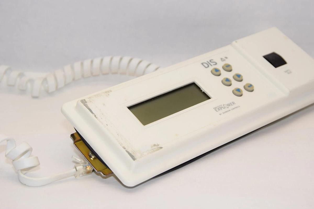 Used JOHNSON CONTROLS MS-DIS1710-0 24Vac 50/60Hz LCD Controller Display