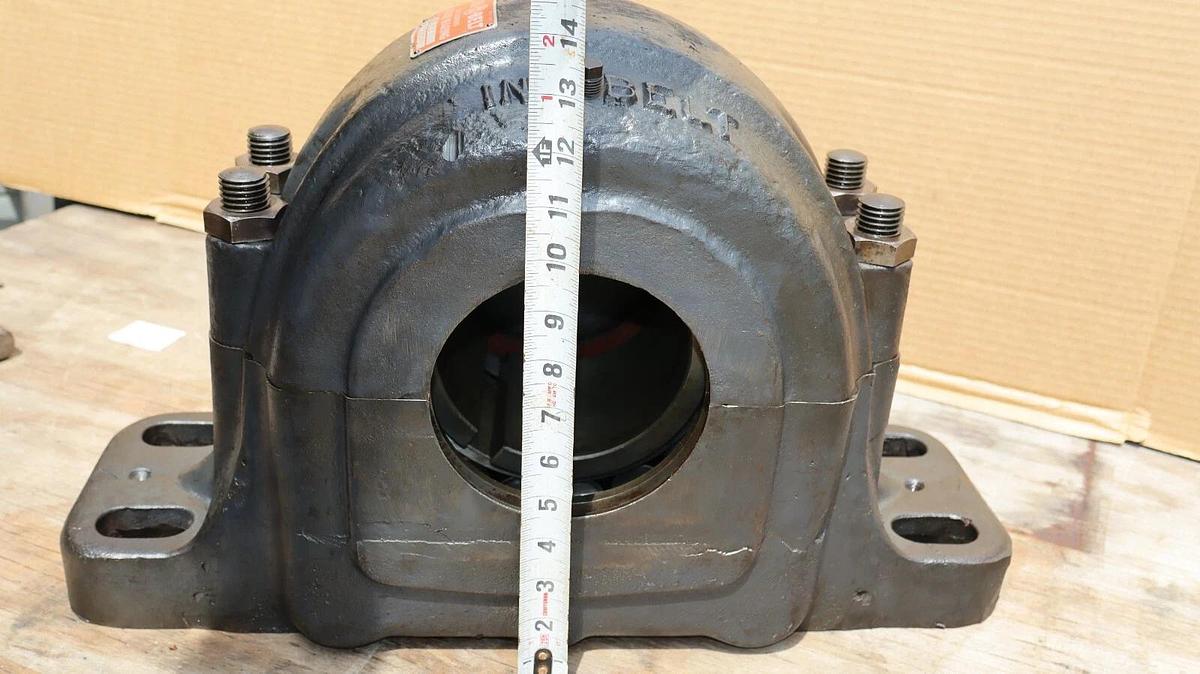Link Belt Split Pillow Block Housing w/ Bearing 5-7/16" GP6887FC S32 NOS