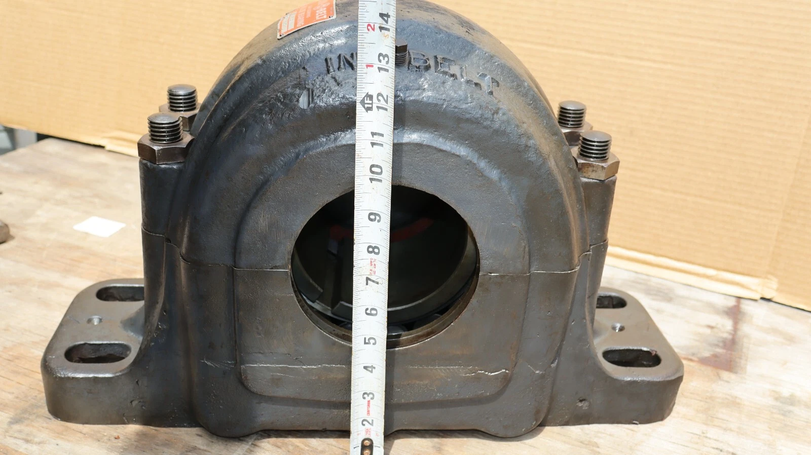 Link Belt Split Pillow Block Housing w/ Bearing 5-7/16" GP6887FC S32 NOS