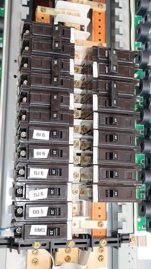 Used EATON Cutler Hammer 150A Pow-R-Line Panelboard Panel PRL1a 208y/120v 3ph 4w 42