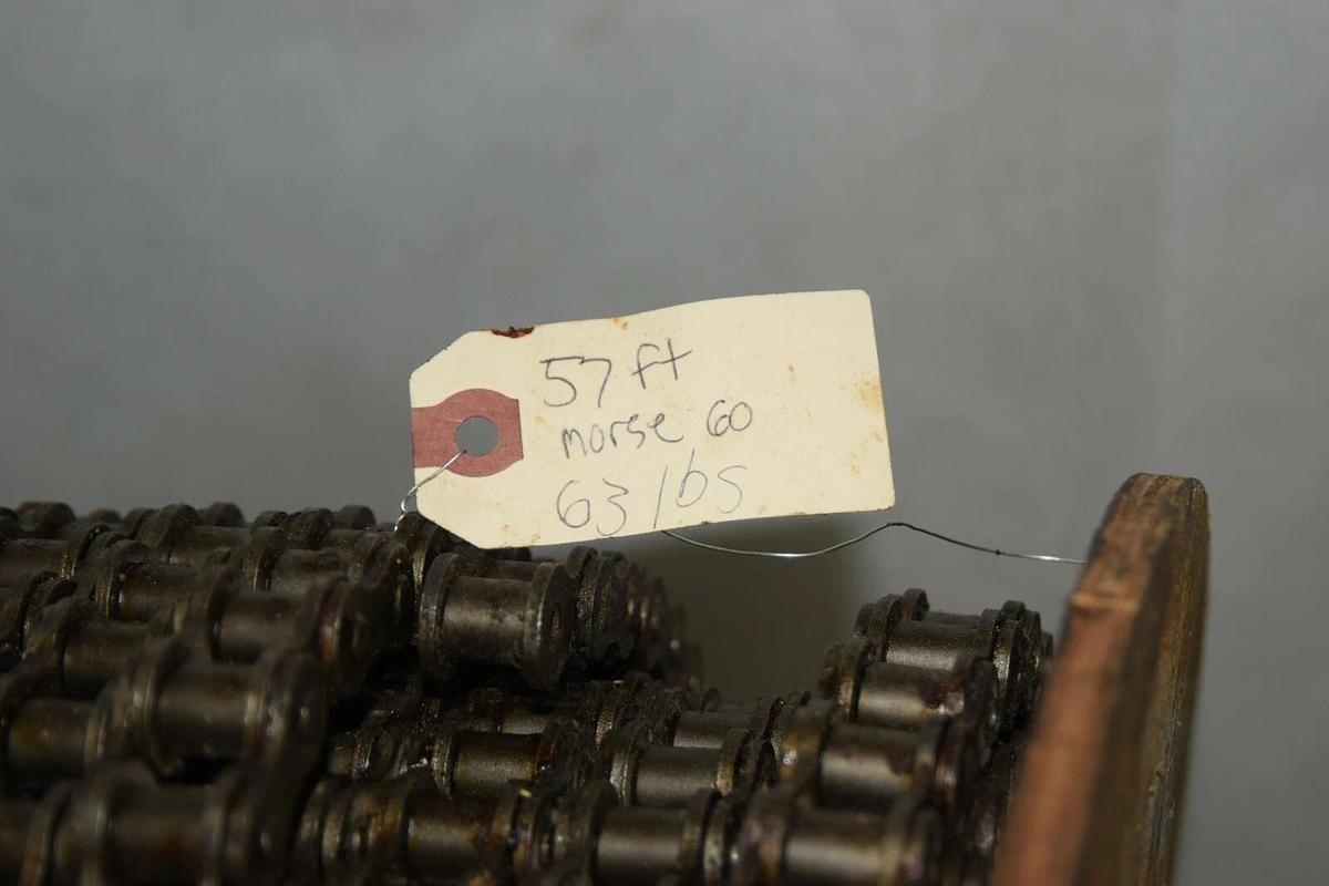 (New) MORSE 60 57' Roller Chain (57ft on spool) Bulk size 60 chain sz60